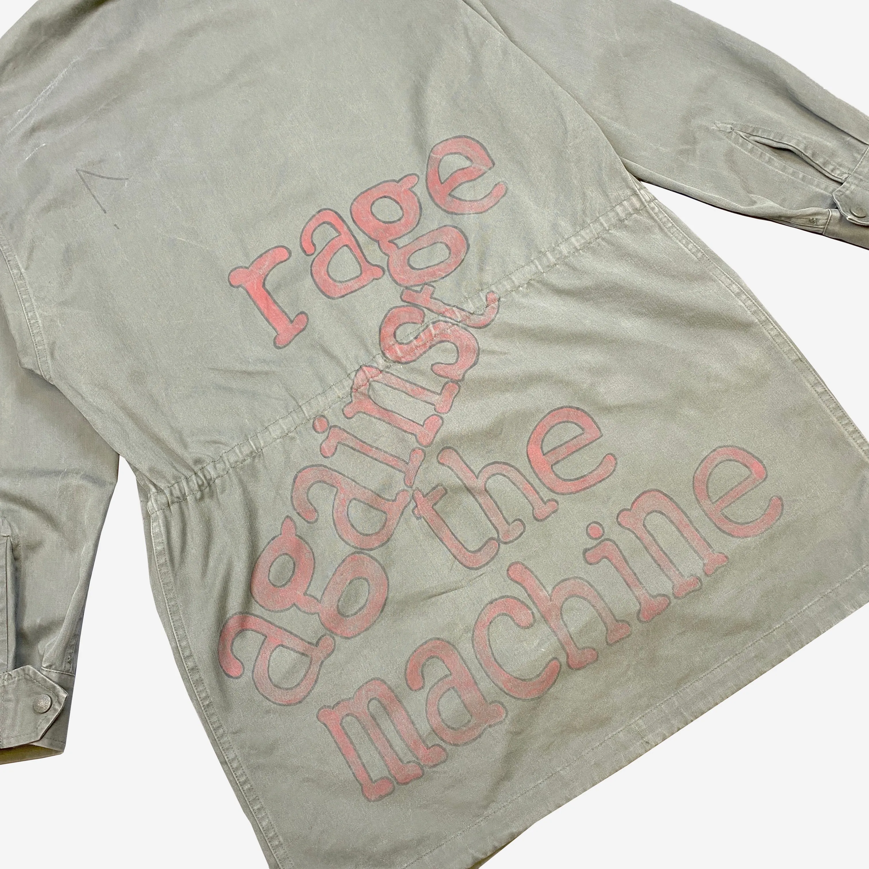 1990s Rage Against The Machine Military Parka