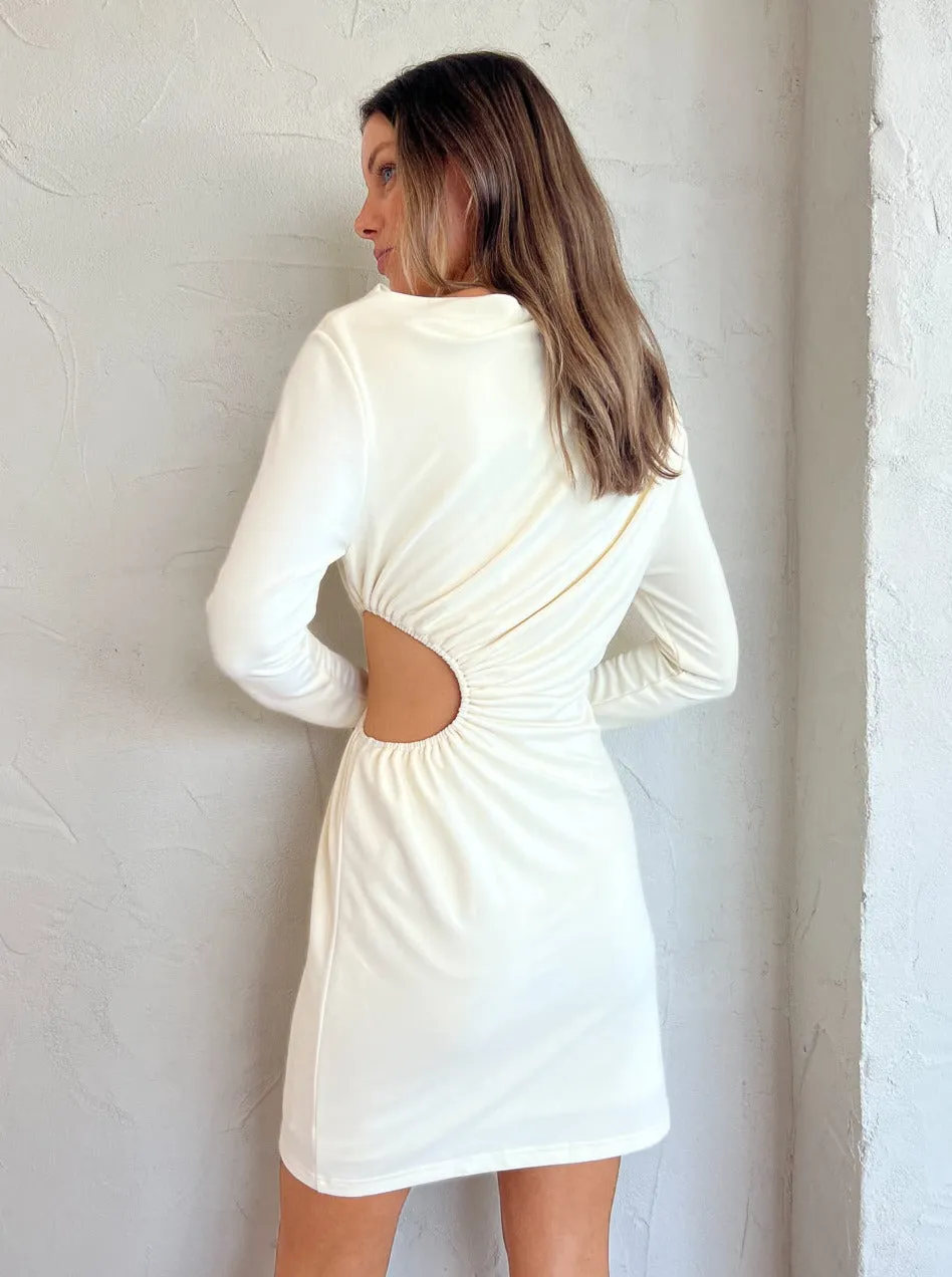 Acler Nash Dress in Vanilla