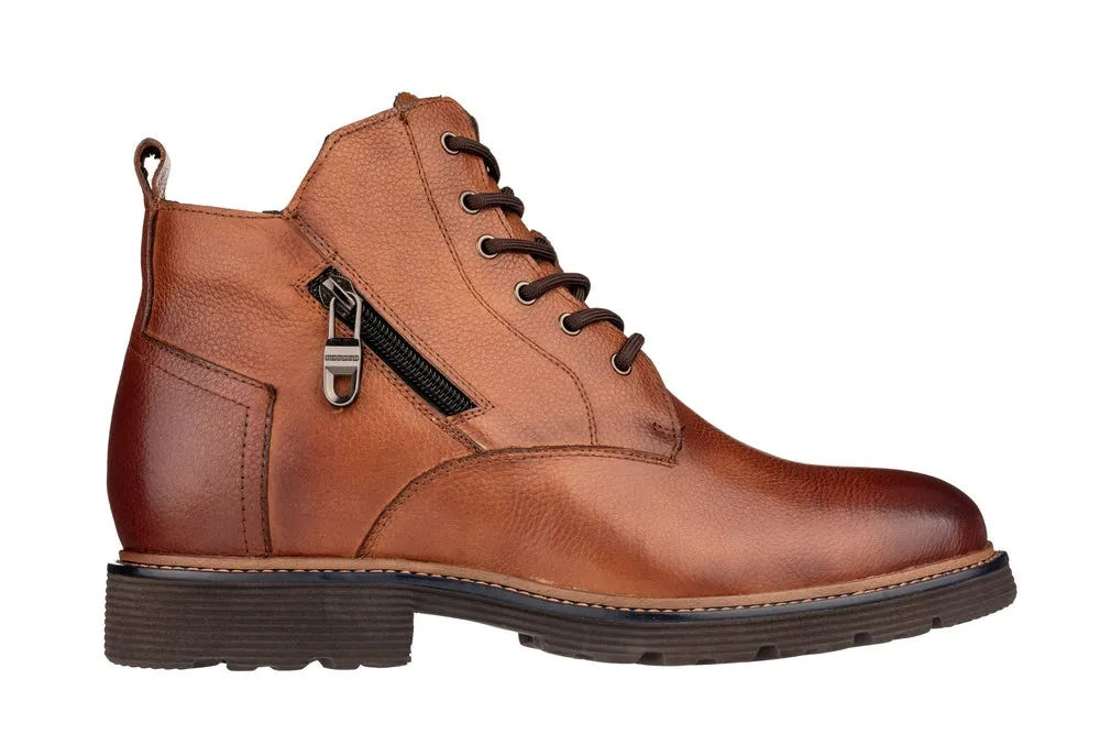 CALTO - Y42072 - 2.8 Inches Taller (Brown) - Dressy Casual Boots