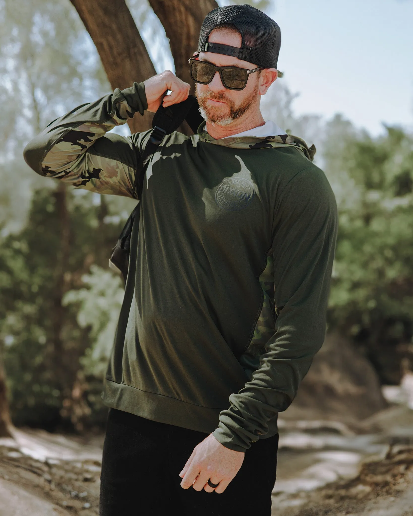 Camo UV Pullover Hoodie - OD Green