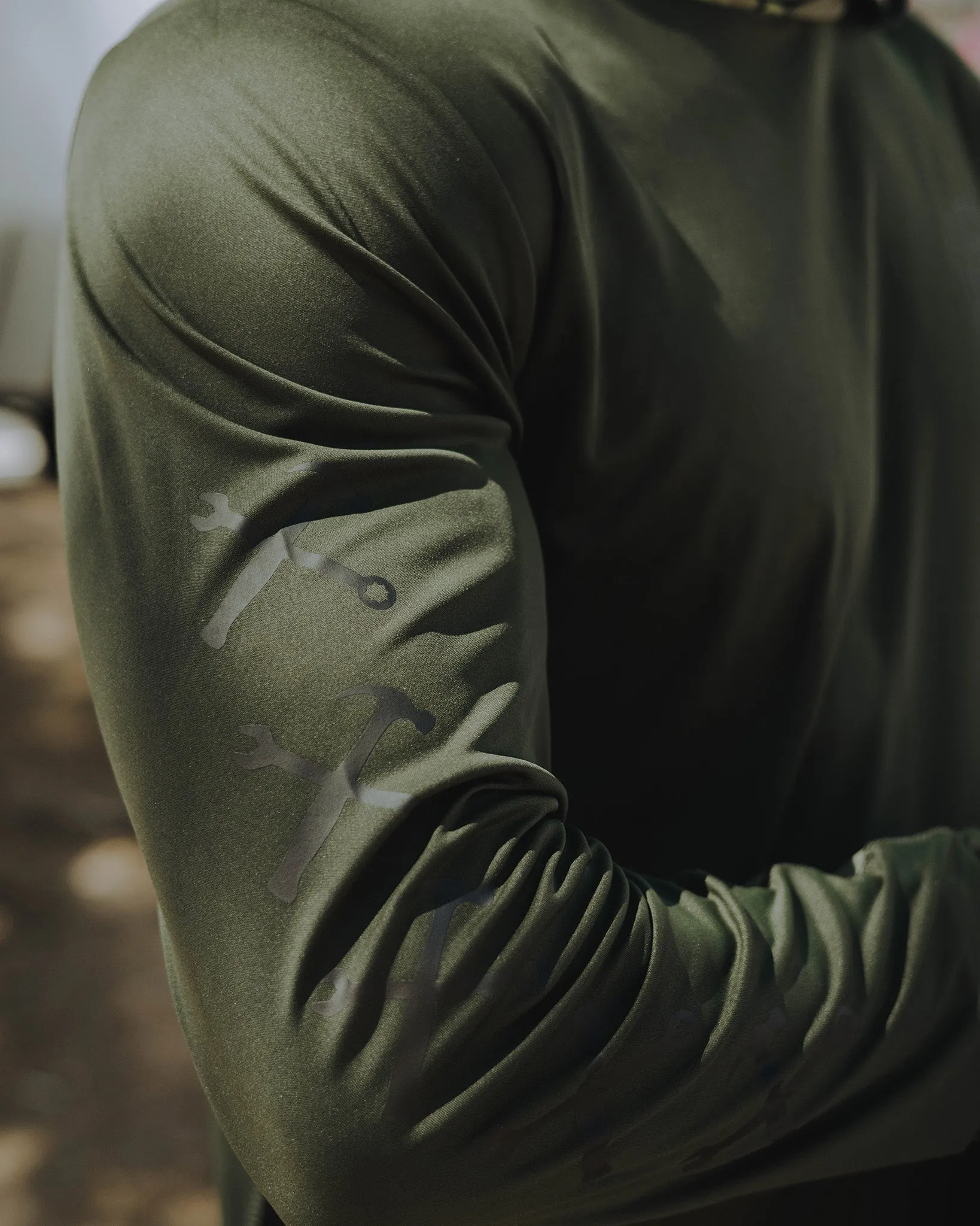 Camo UV Pullover Hoodie - OD Green