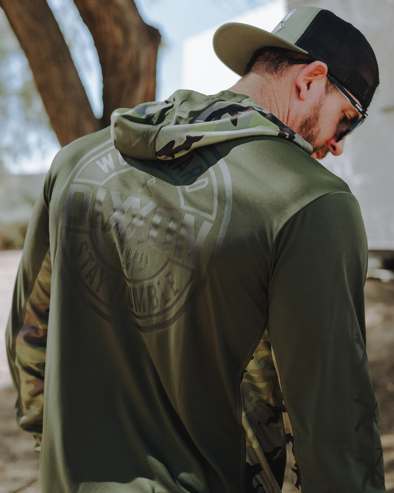 Camo UV Pullover Hoodie - OD Green
