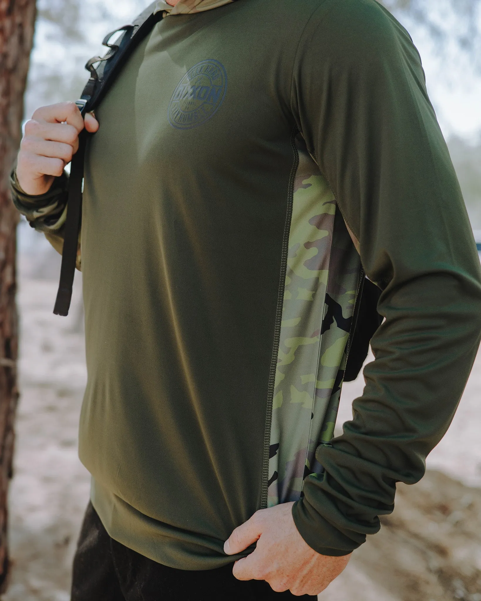 Camo UV Pullover Hoodie - OD Green