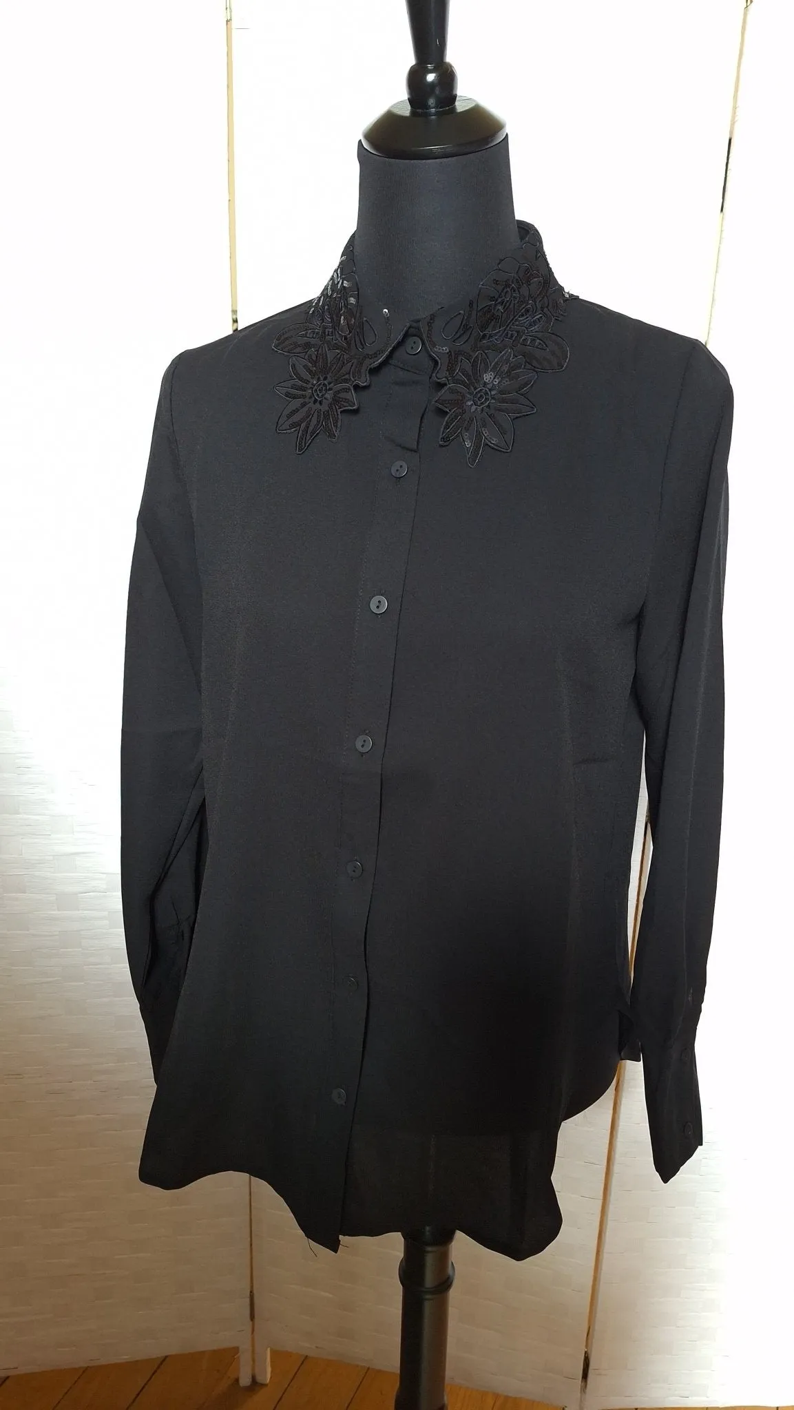 Chemise unie manche longue