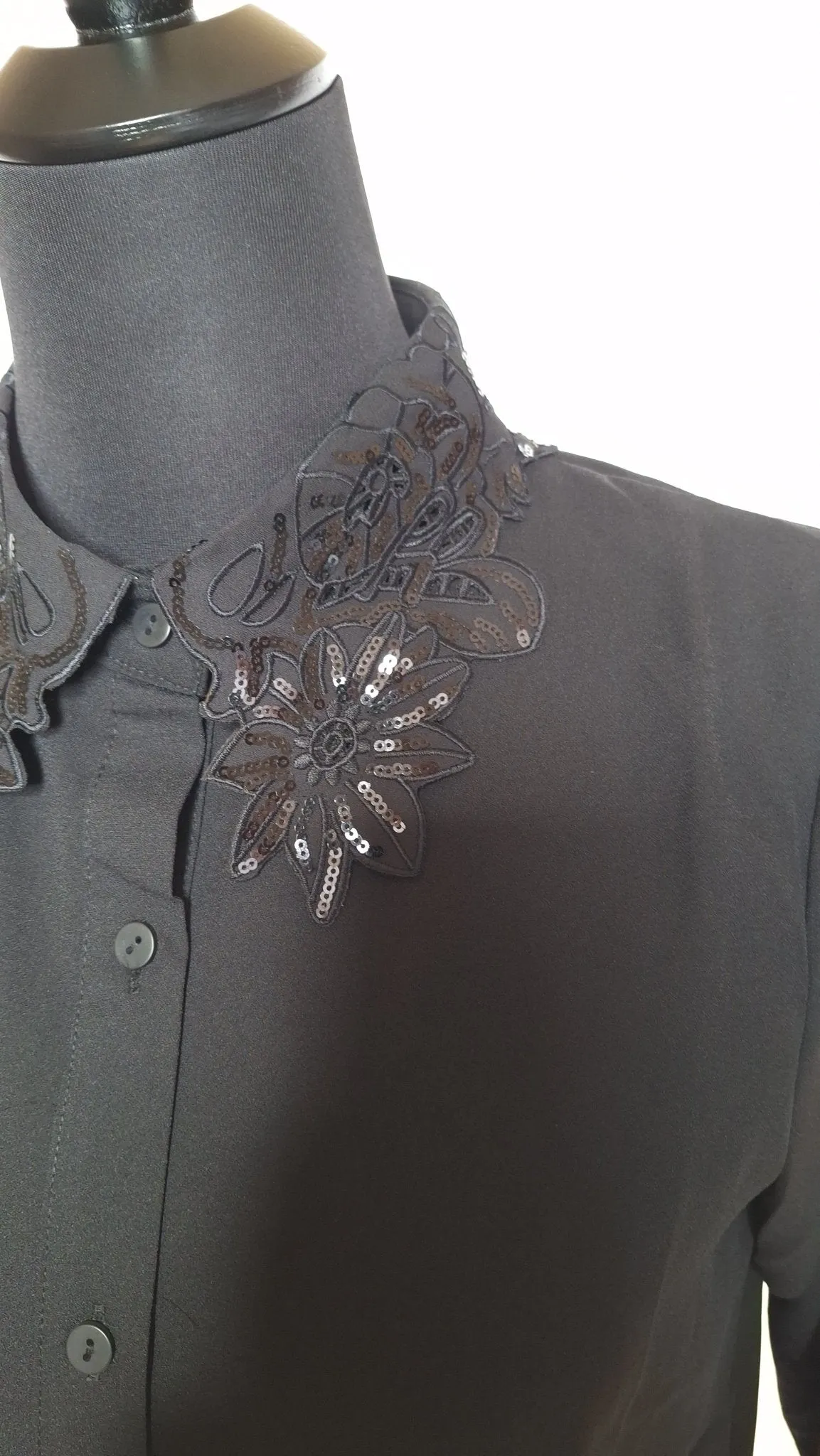 Chemise unie manche longue