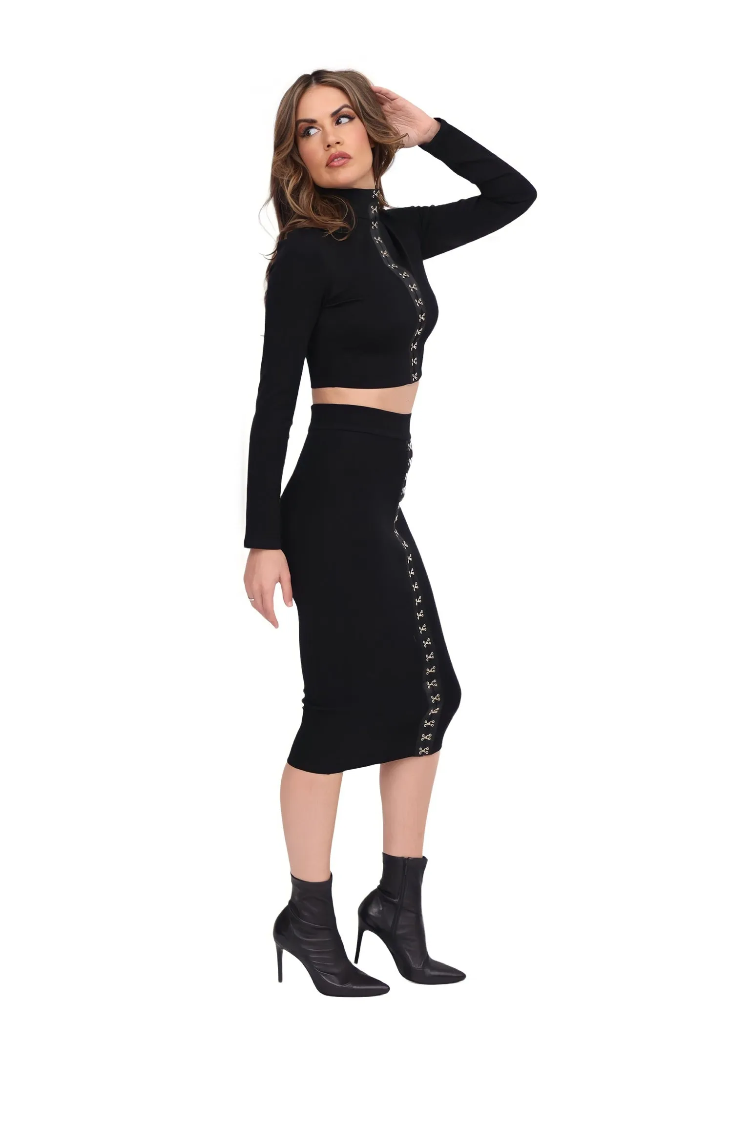 Crave Bodycon Skirt - Black