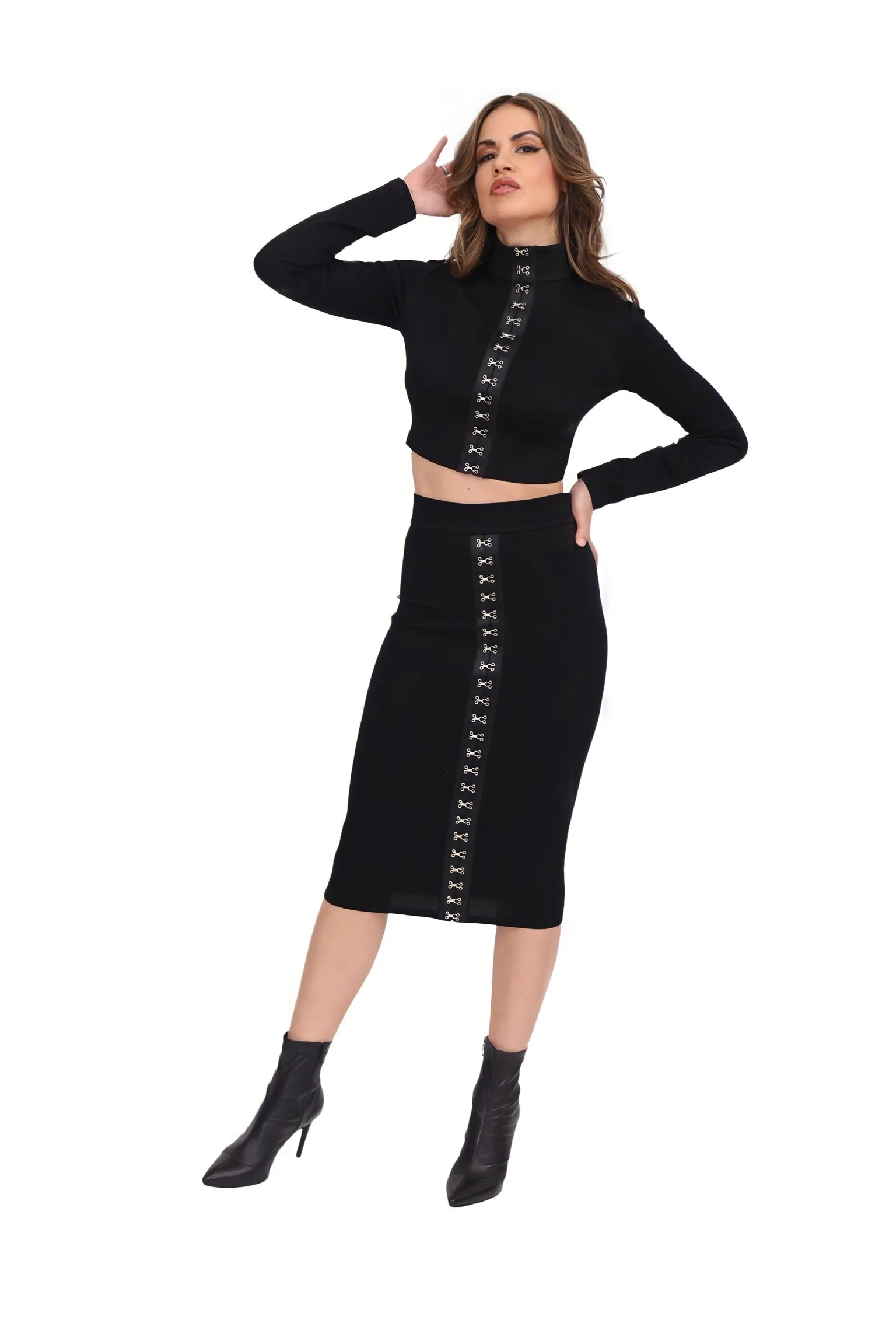 Crave Bodycon Skirt - Black