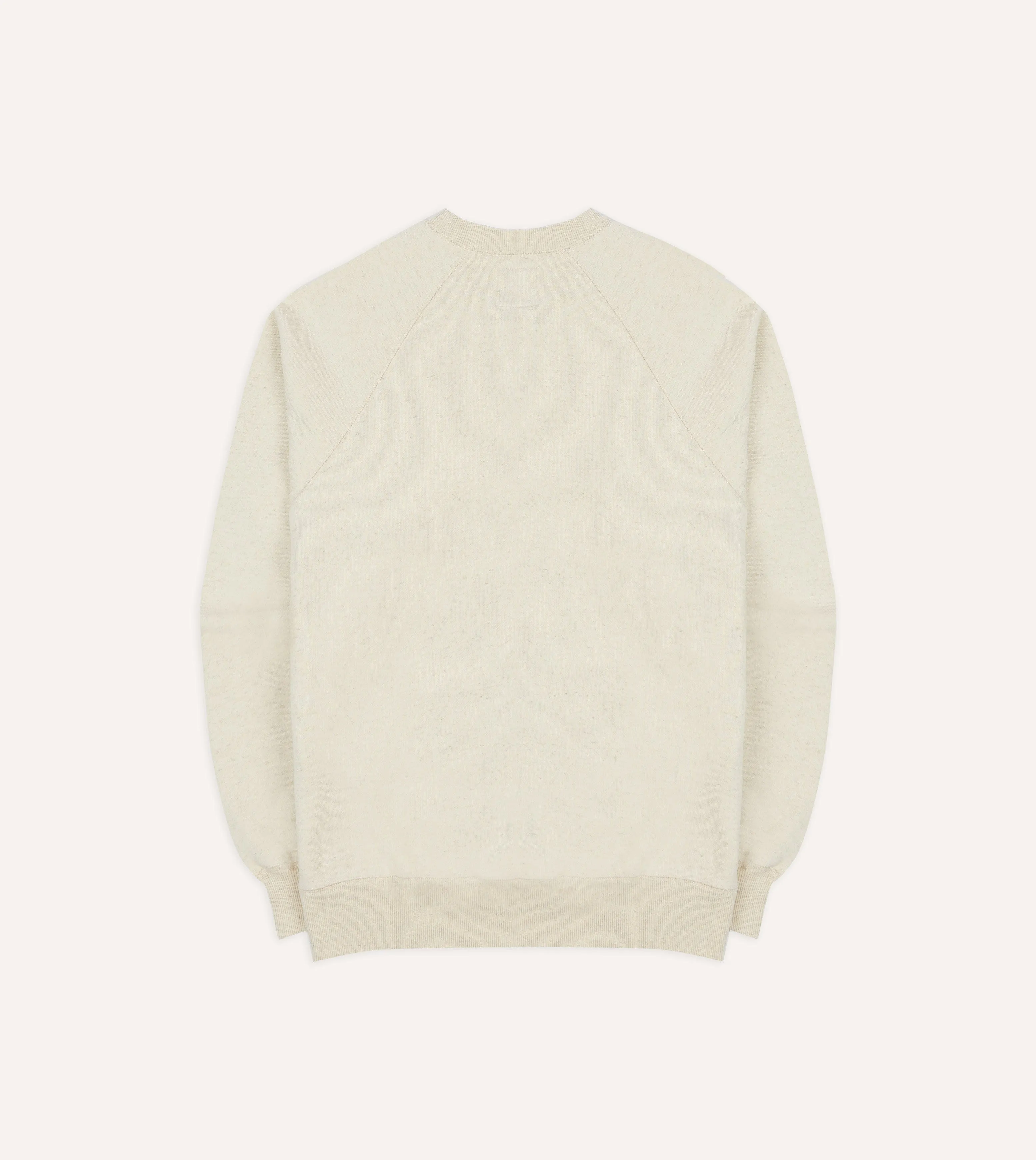Ecru Cotton-Hemp Sweatshirt