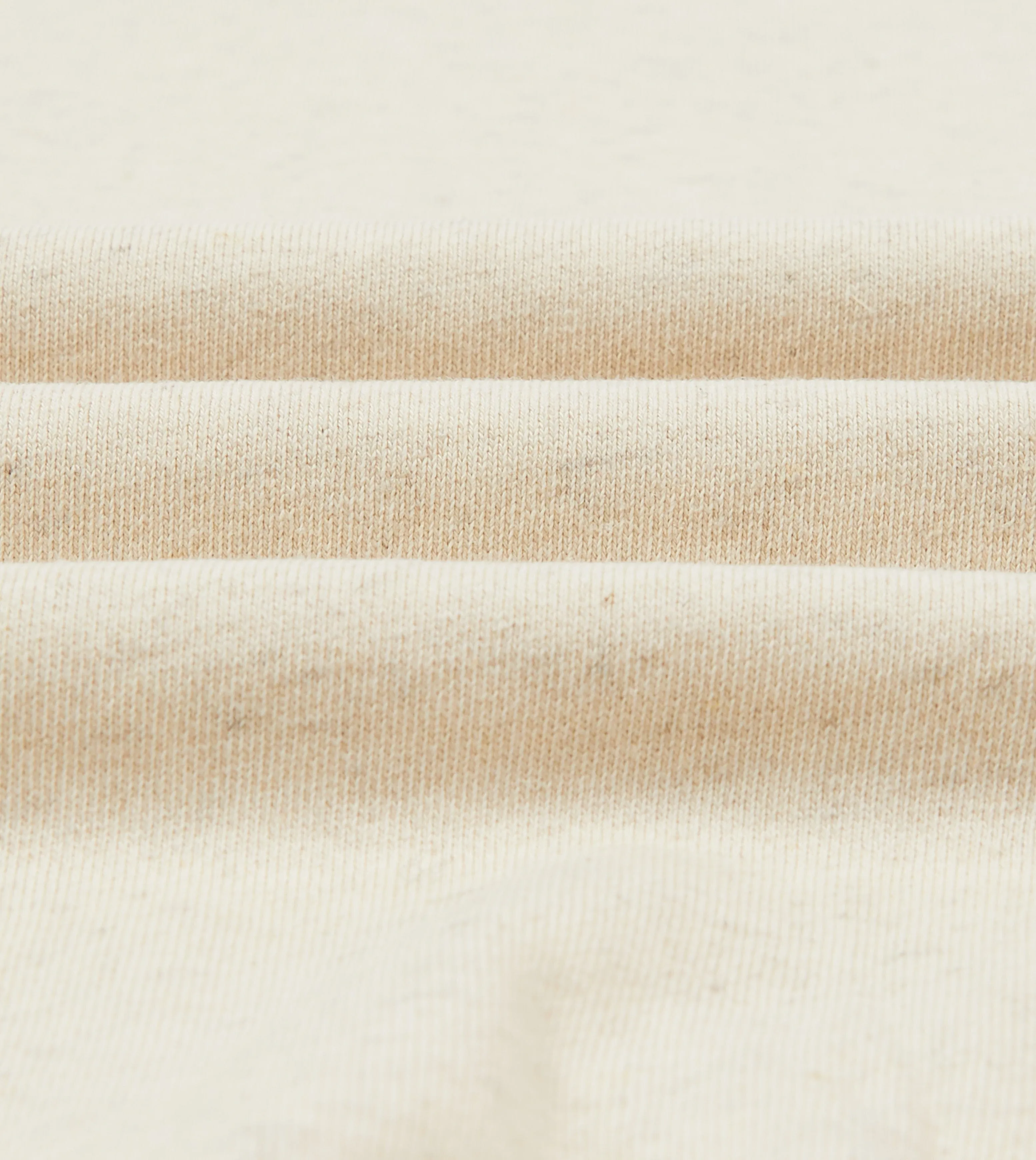 Ecru Cotton-Hemp Sweatshirt