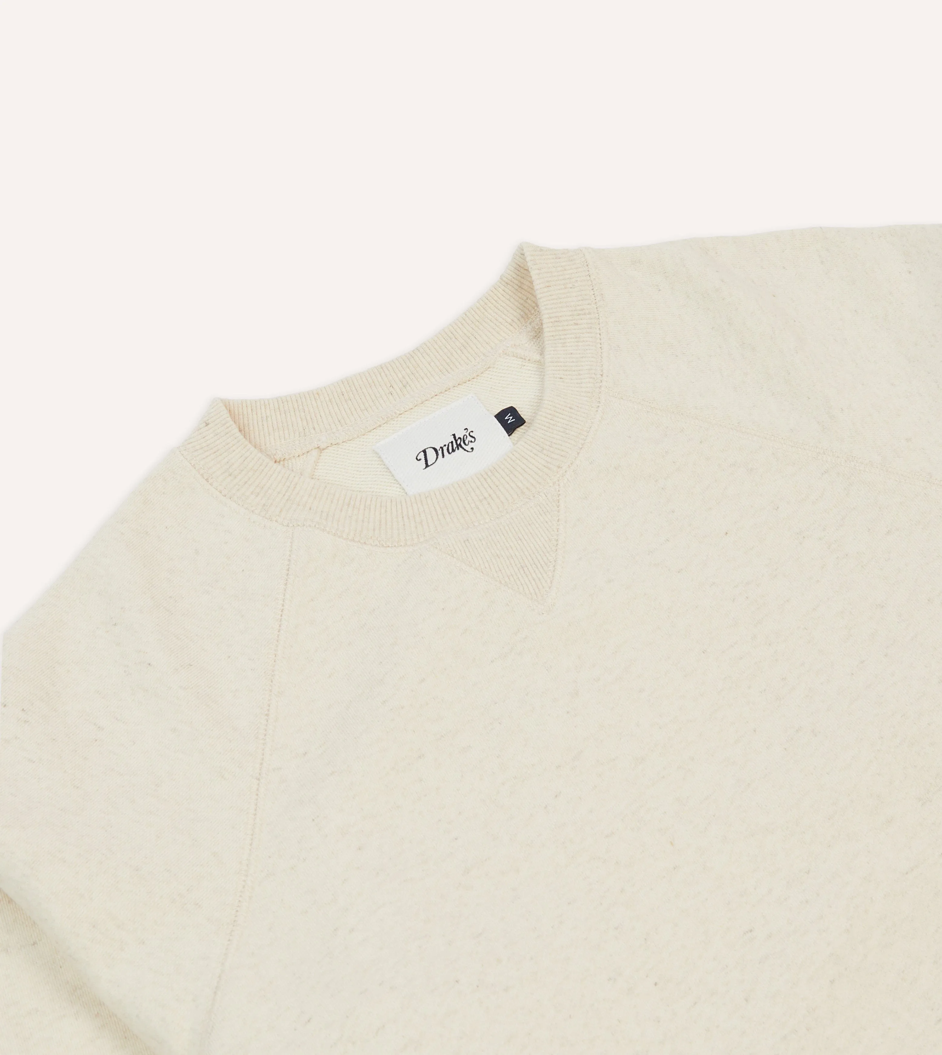 Ecru Cotton-Hemp Sweatshirt