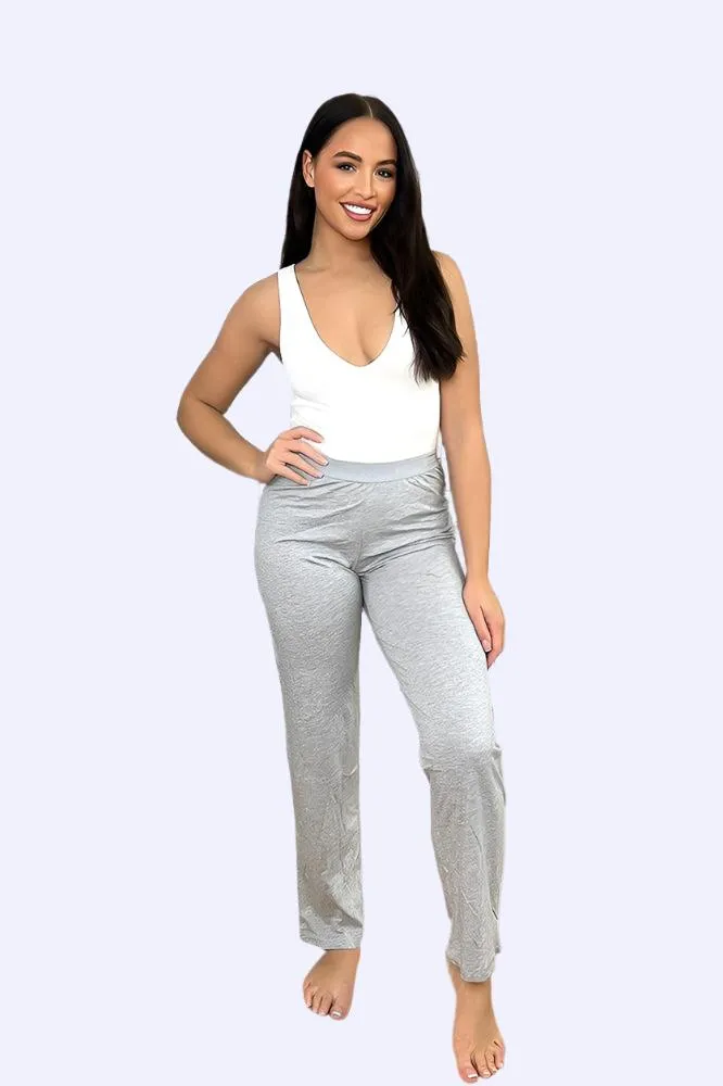 Elastic Waist Jersey Lounge Trousers