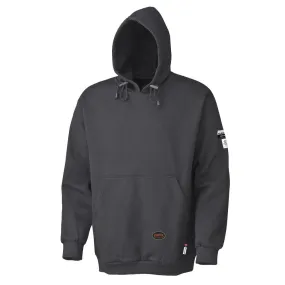 Hoodie - Pioneer Black Flame Resistant Pullover Style Heavyweight Cotton Hoodie, 335