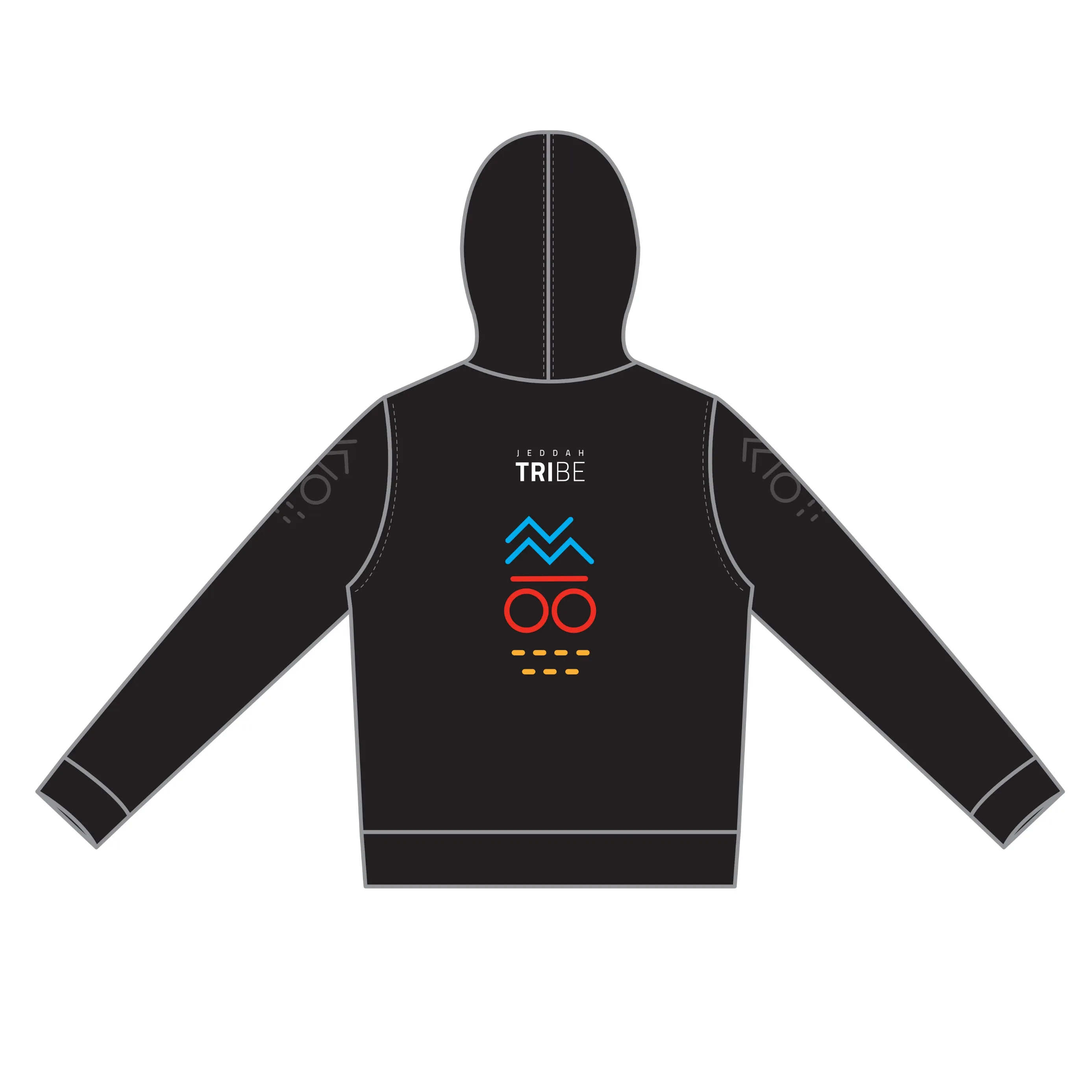 Jeddah Tribe Performance Zipper Hoodie