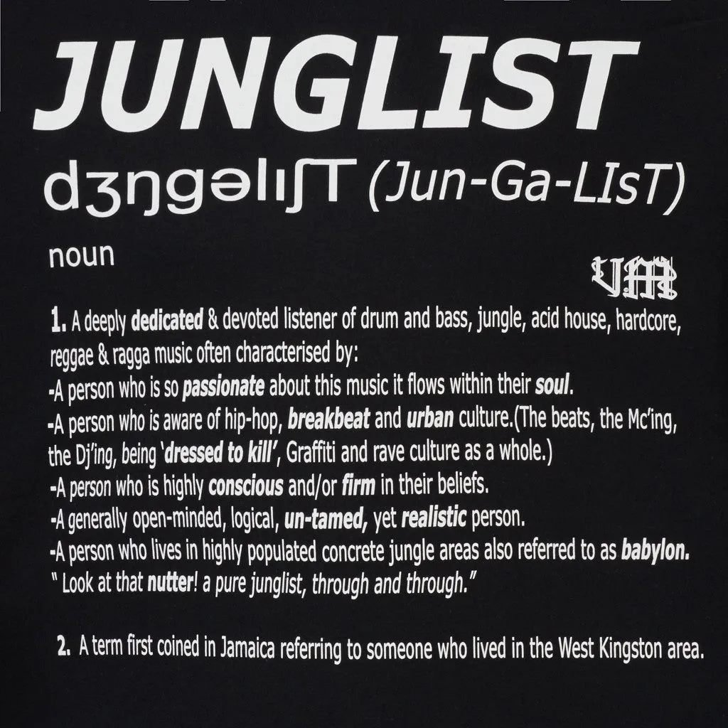 Junglist Definition Black Sweatshirt
