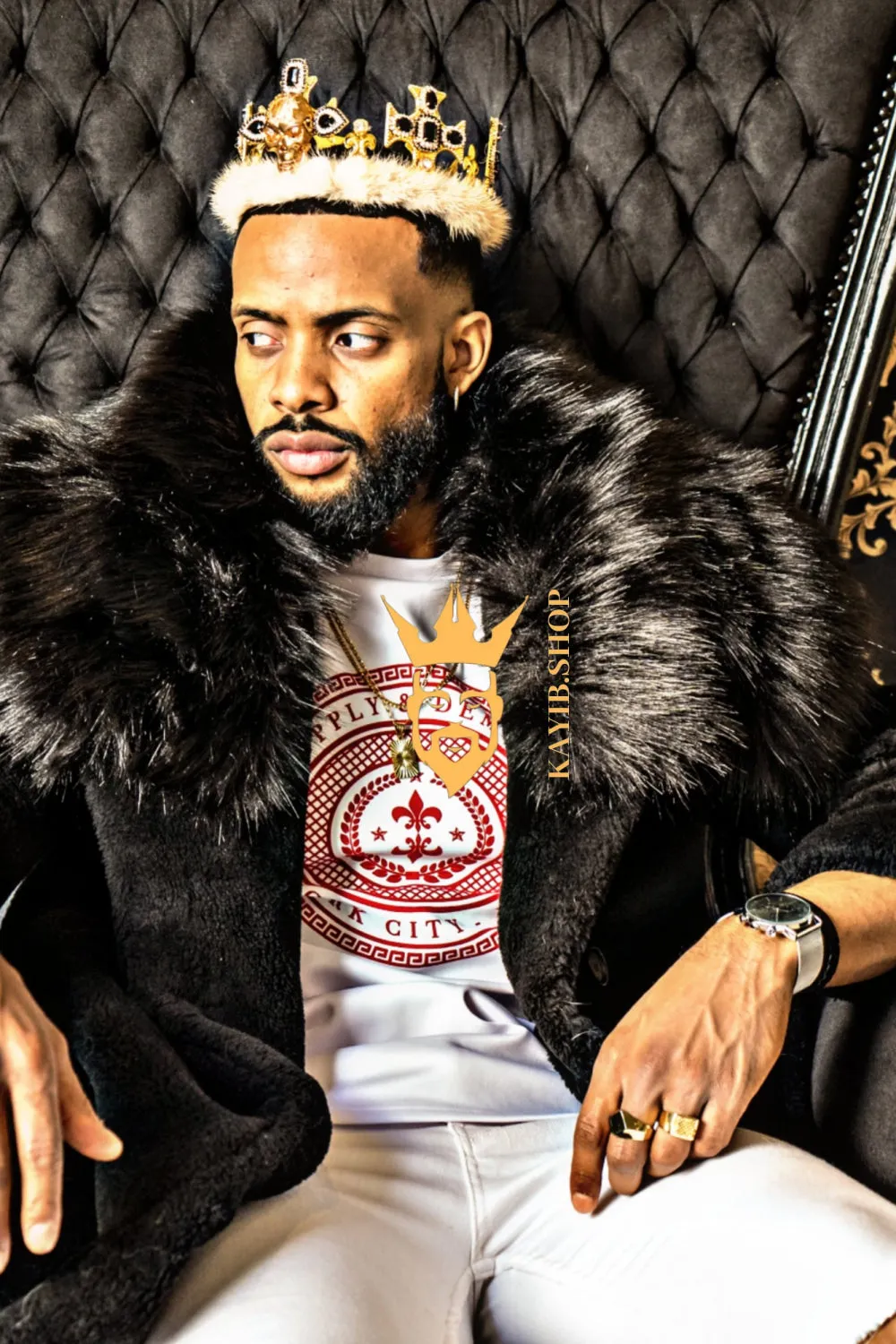Kayib Designer Men's Coat - Stay Warm and Stylish in Extreme Canadian Winters - 90% Duck Down Filling