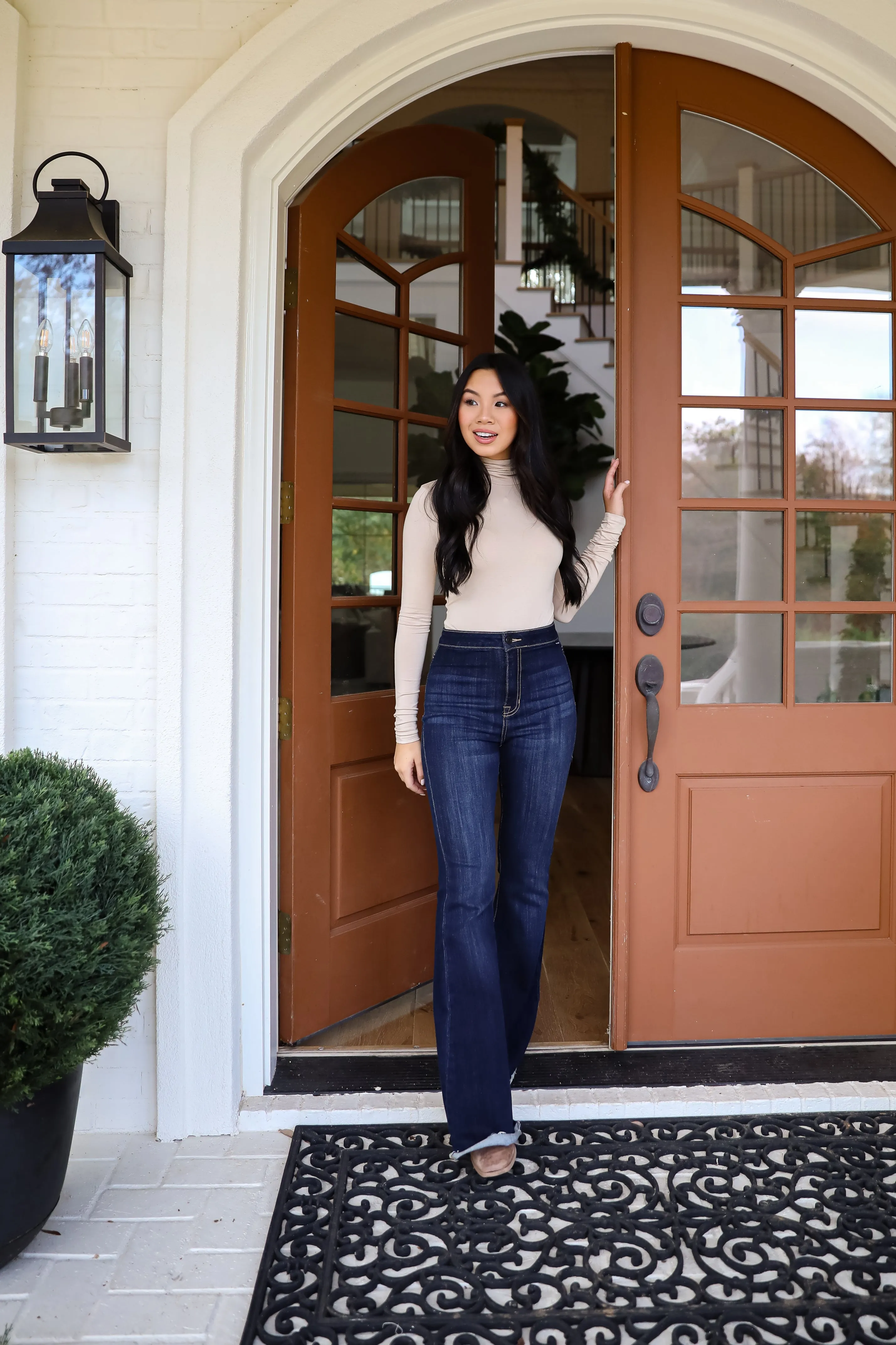 Kennedy Everyday Mock Neck Bodysuit - DOORBUSTER