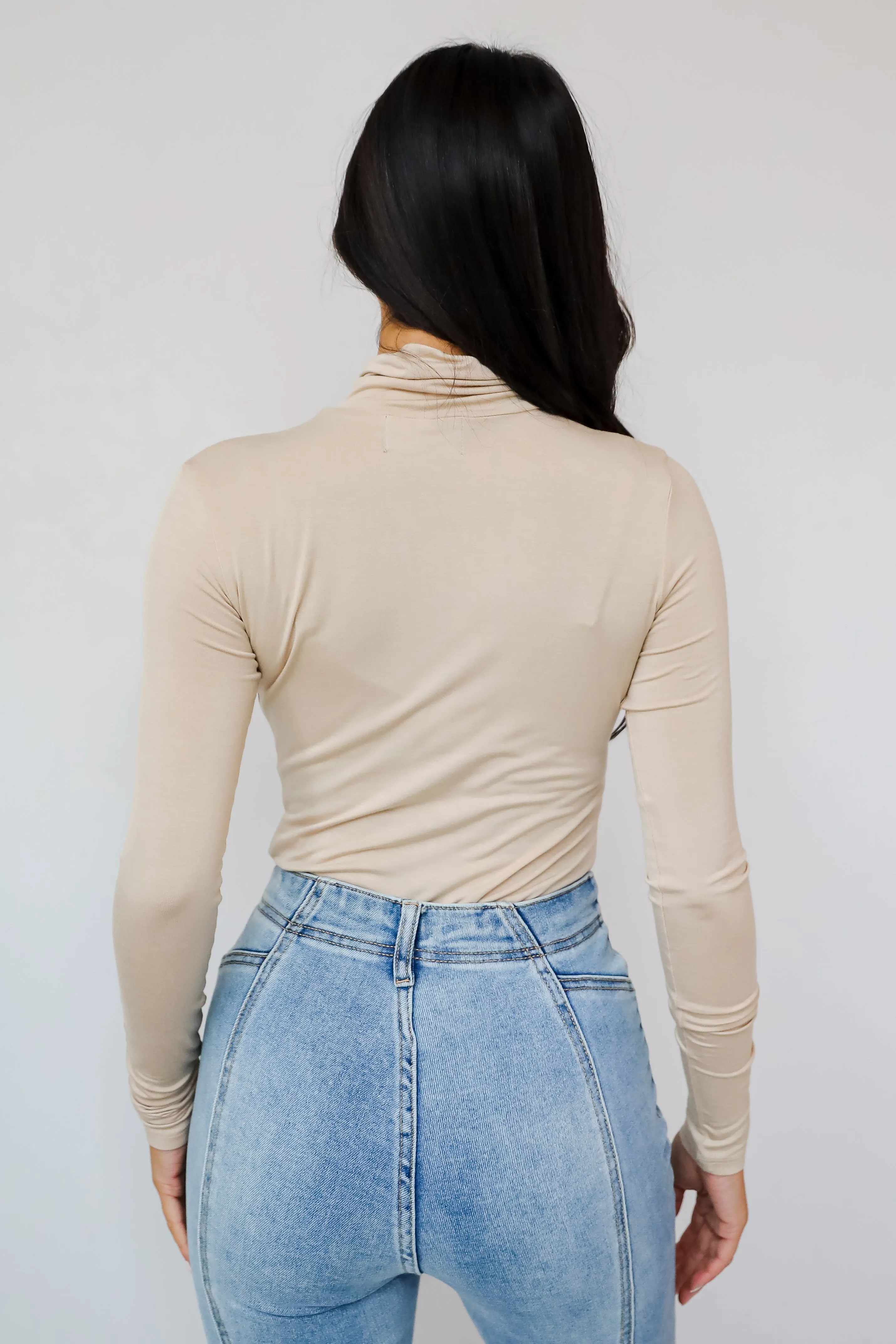 Kennedy Everyday Mock Neck Bodysuit - DOORBUSTER