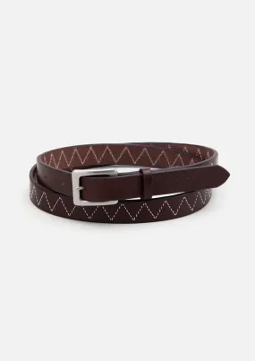 LEATHER NARROW BELT