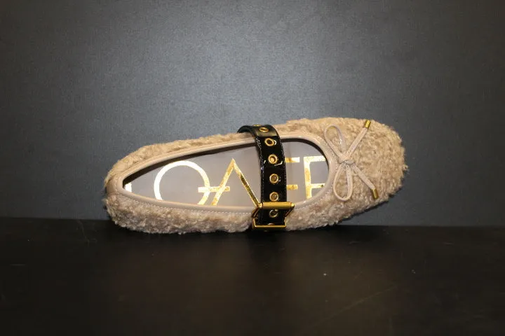 LOAFER TEDDY BALLERINA CAMEL