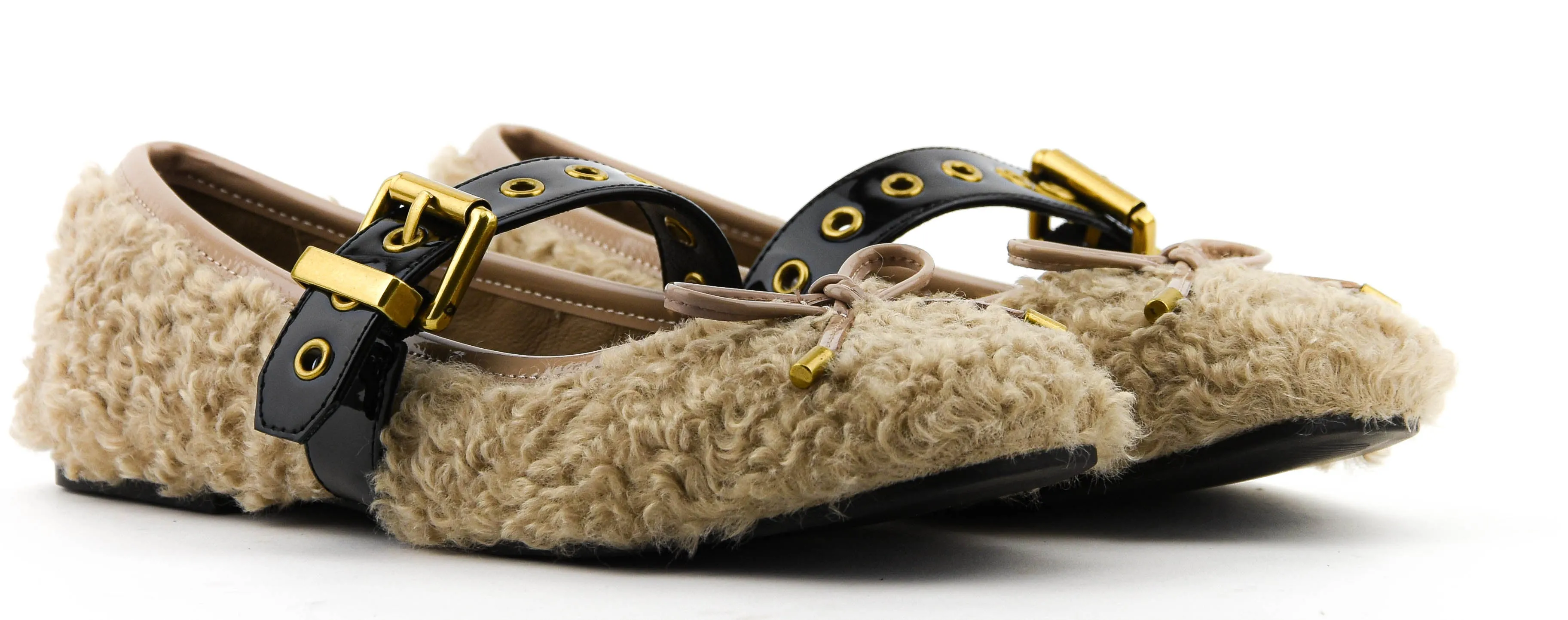 LOAFER TEDDY BALLERINA CAMEL