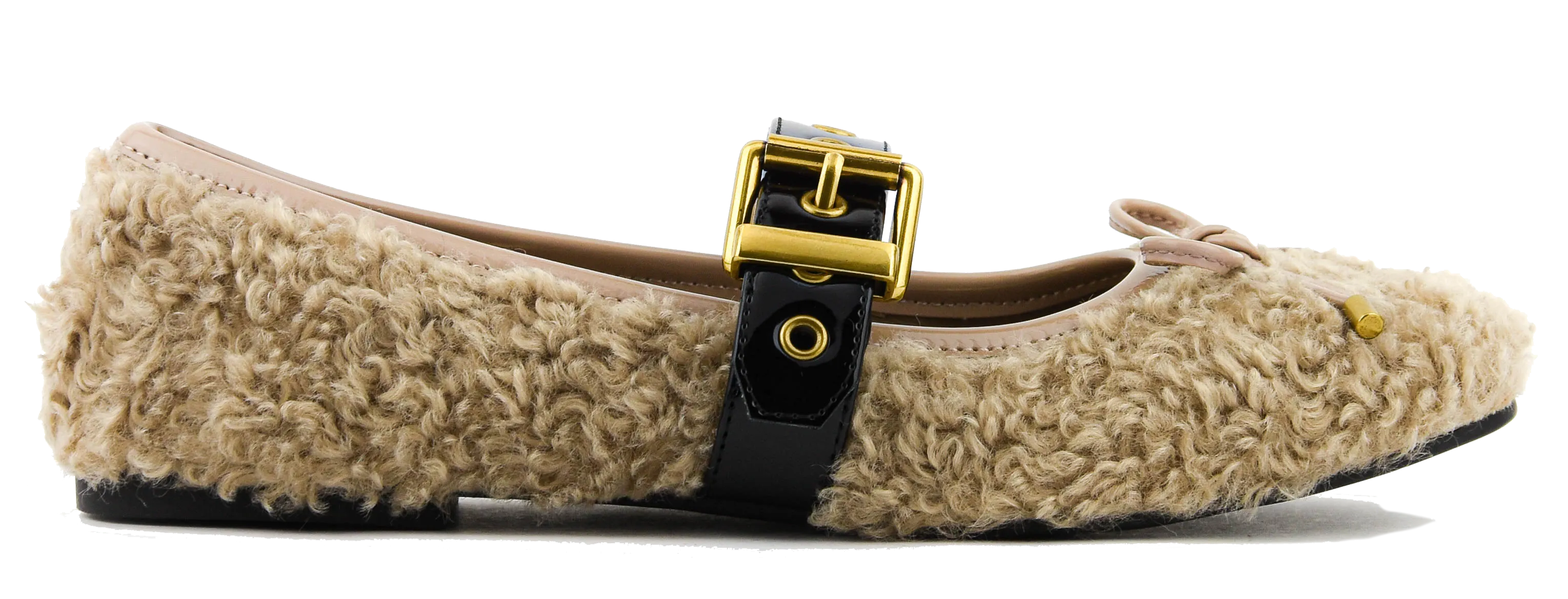 LOAFER TEDDY BALLERINA CAMEL