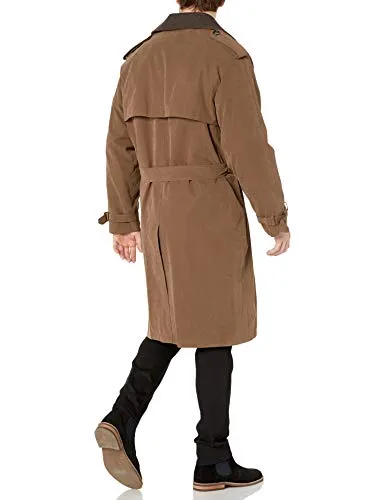 London Fog Men's Iconic Trench Coat, British Khaki, 36 Regular