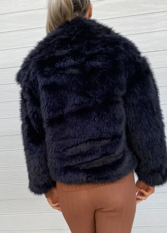 Marnie Faux Fur - Black