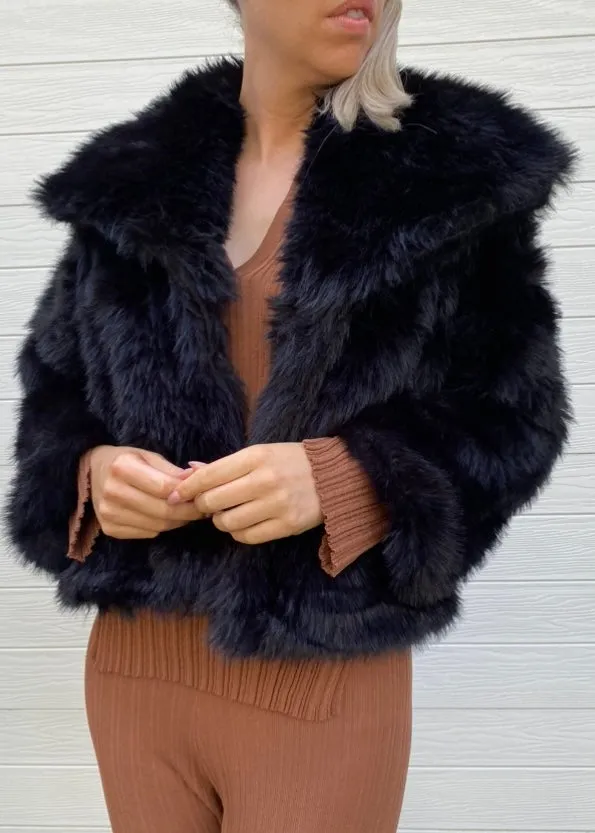 Marnie Faux Fur - Black