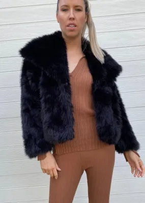 Marnie Faux Fur - Black