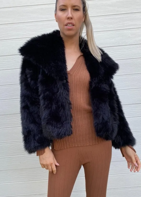 Marnie Faux Fur - Black