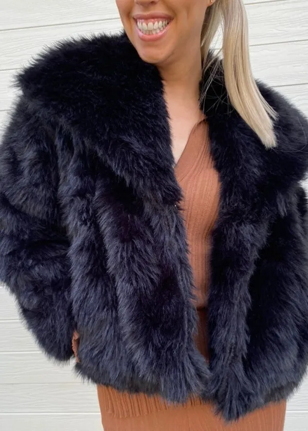 Marnie Faux Fur - Black