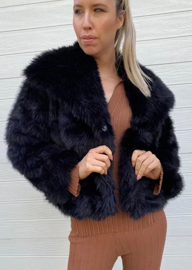 Marnie Faux Fur - Black