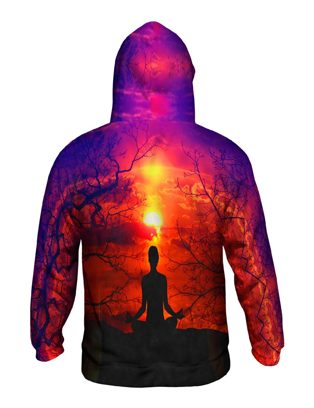 Meditation Purple Sunset