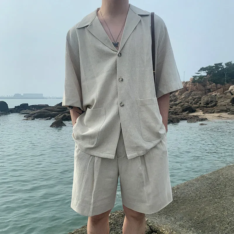 Men's Relaxed Hemp Shirt and Pant Set
