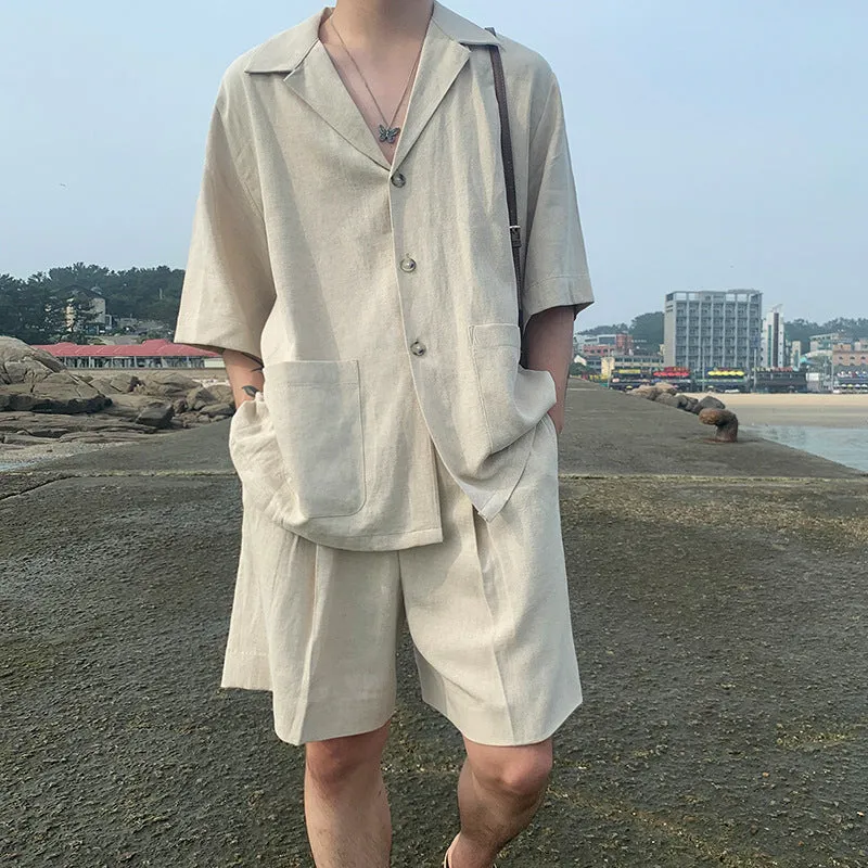Men's Relaxed Hemp Shirt and Pant Set