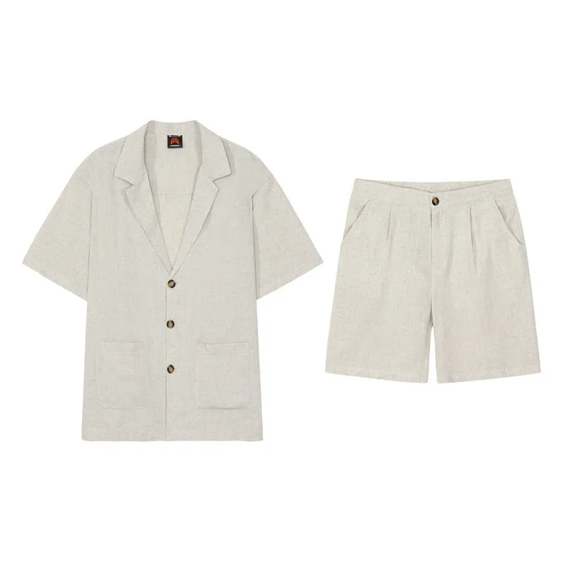 Men's Relaxed Hemp Shirt and Pant Set