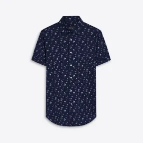 MILES Palm Tree Print OoohCotton Short Sleeve Shirt MILES Palm Tree Print OoohCotton Short Sleeve Shirt