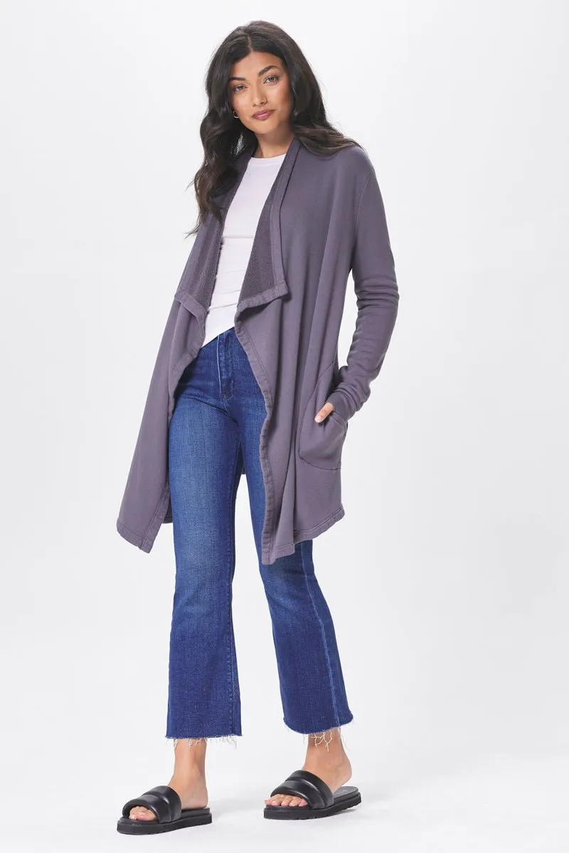 NEWPORT DRAPED PLUSH CARDI 🌿
