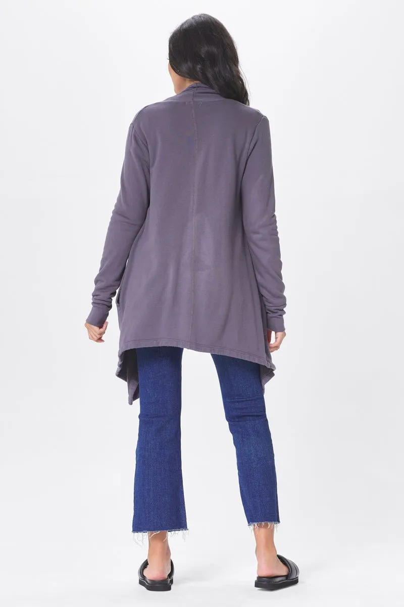 NEWPORT DRAPED PLUSH CARDI 🌿
