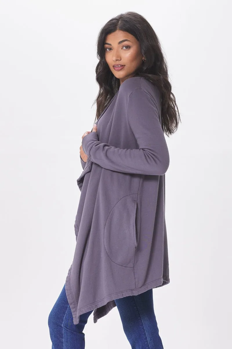 NEWPORT DRAPED PLUSH CARDI 🌿