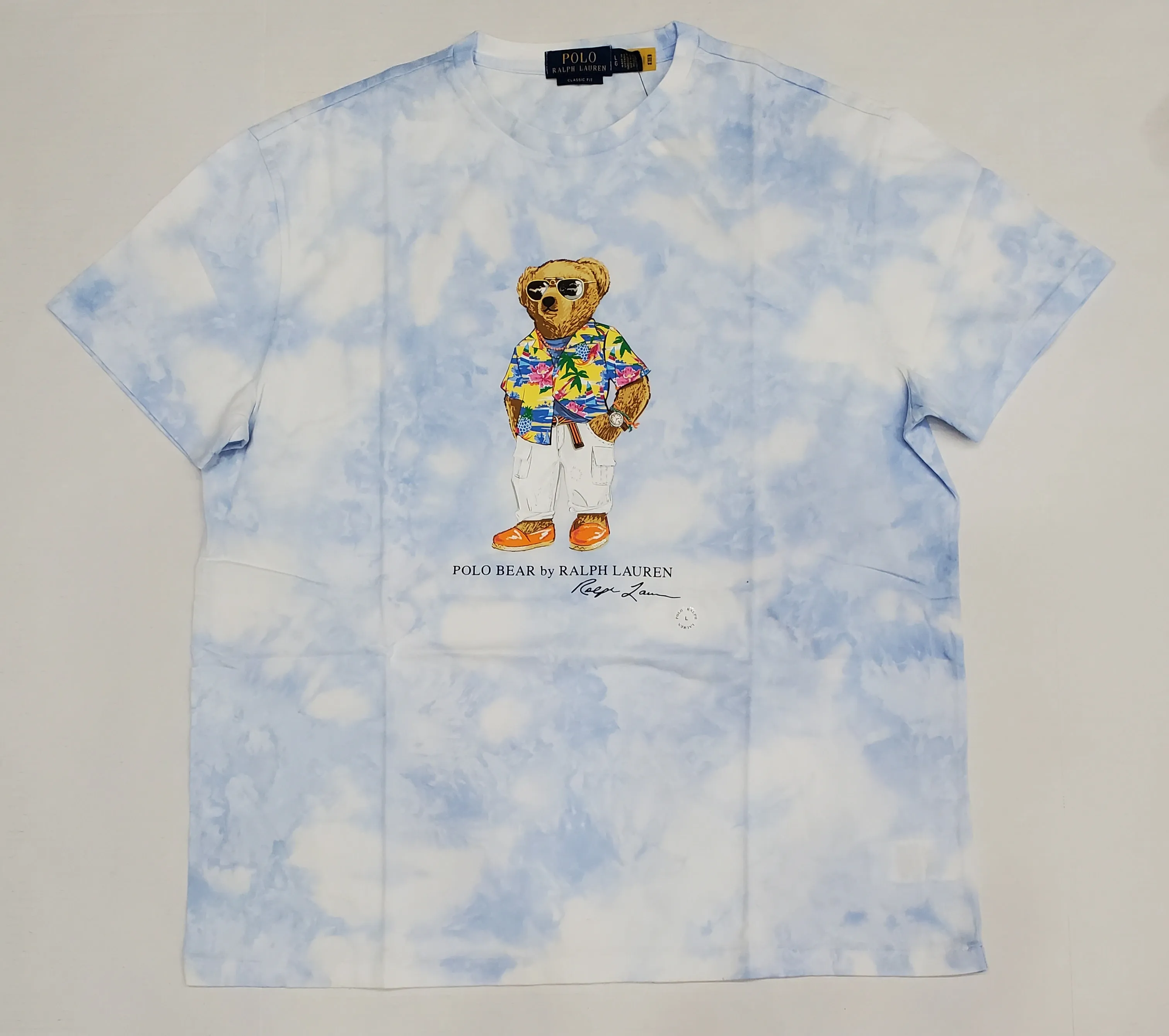 Nwt Polo Ralph Lauren Tie Dye Hawaii Bear Classic Fit Tee