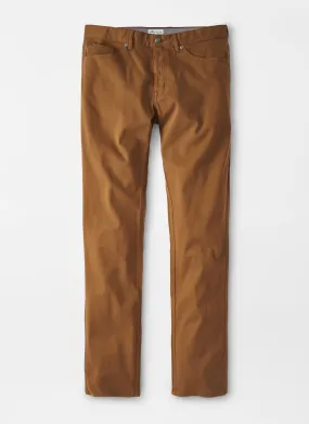 Peter Millar Ultimate Sateen Five-Pocket Pant - Scotch