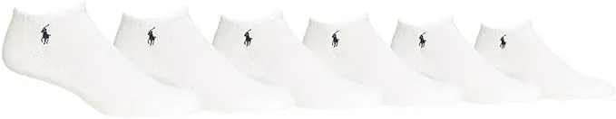 Polo Ralph Lauren Men's Ankle 6-Pair Socks