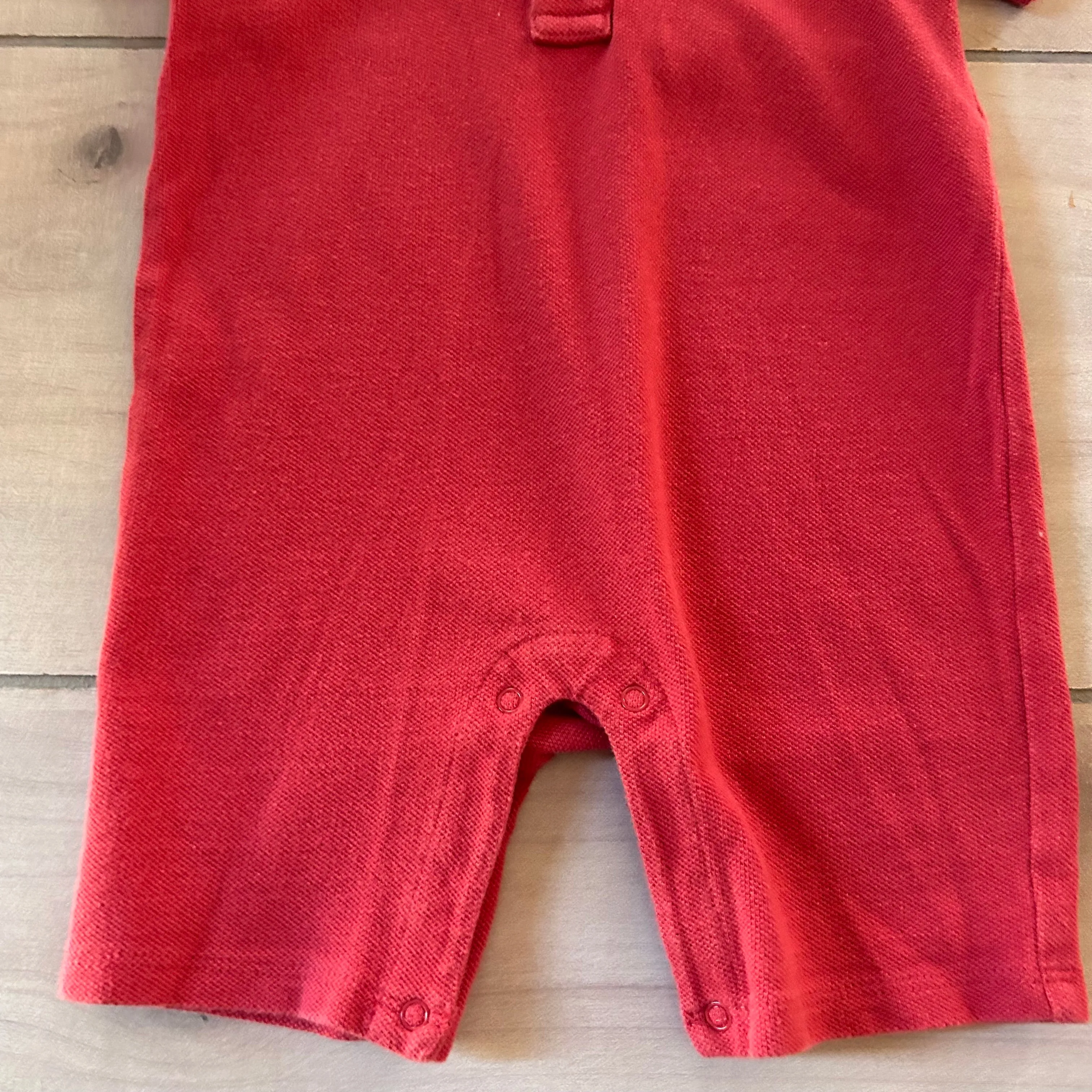 Ralph Lauren Red Polo Romper