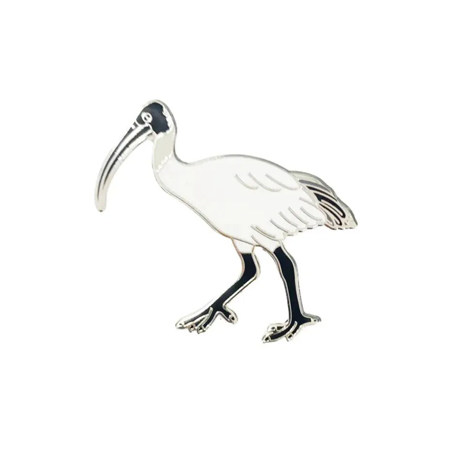 Red Parka Pin - Australian Ibis