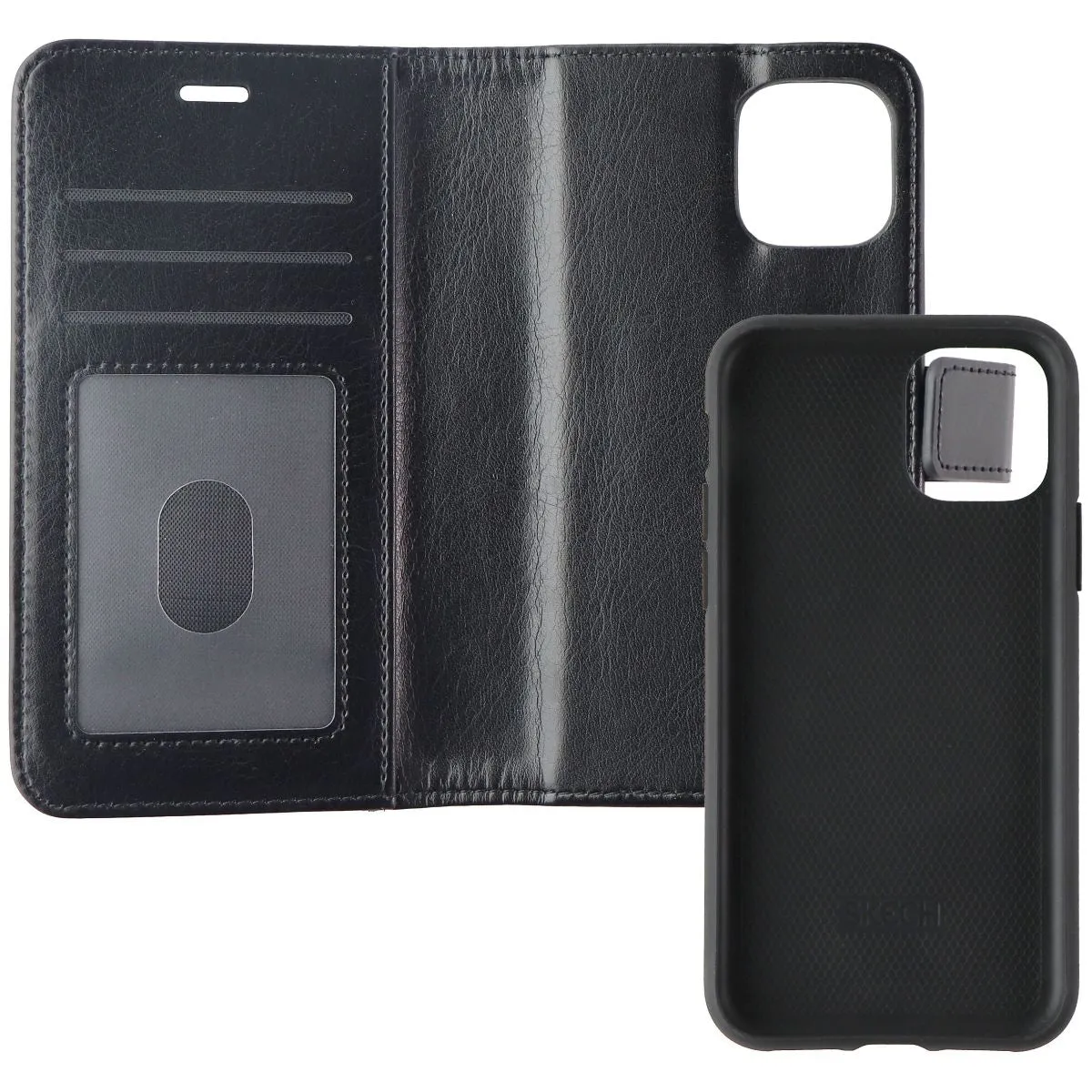 Skech Polo Book Clutch Wallet Cover & Detachable Case for iPhone 11 Pro - Black