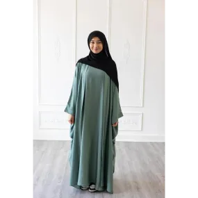 Slip Dress and Loose Fit Abaya (Surf Crest)