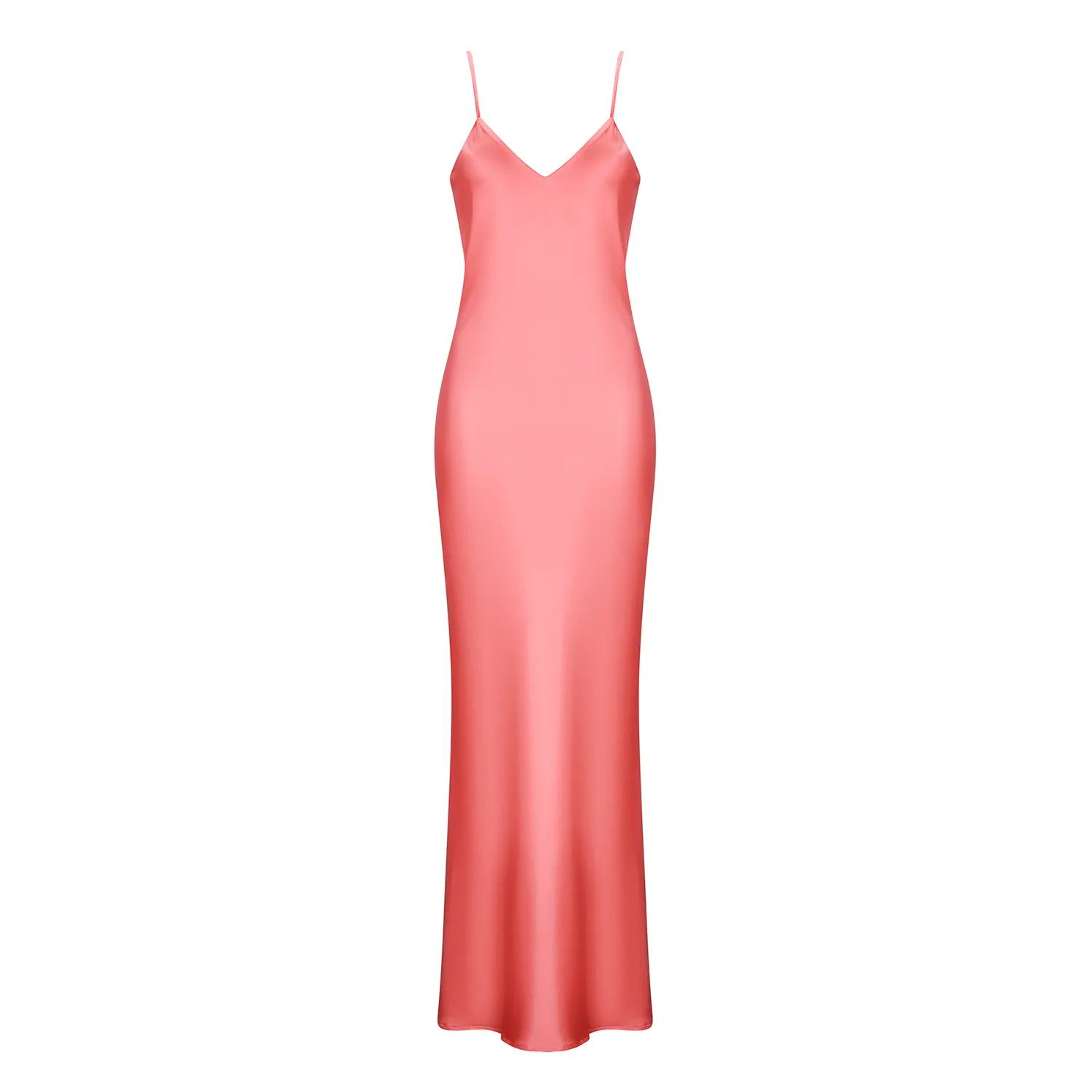SLIP MAXI DRESS SILK ELASTANE BARBIE 256