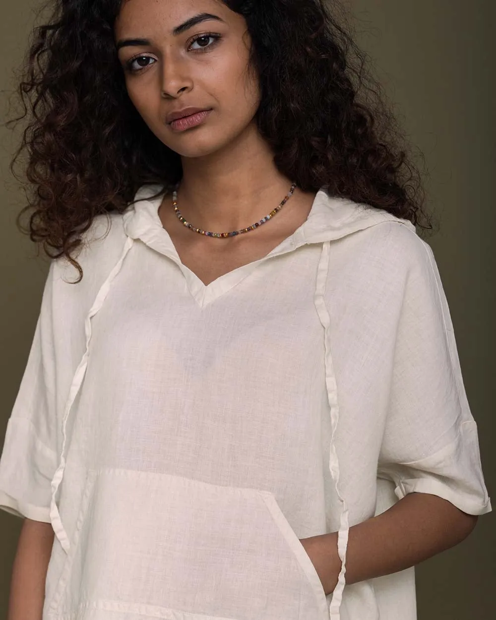 The Hemp Hoodie - Shell Off White