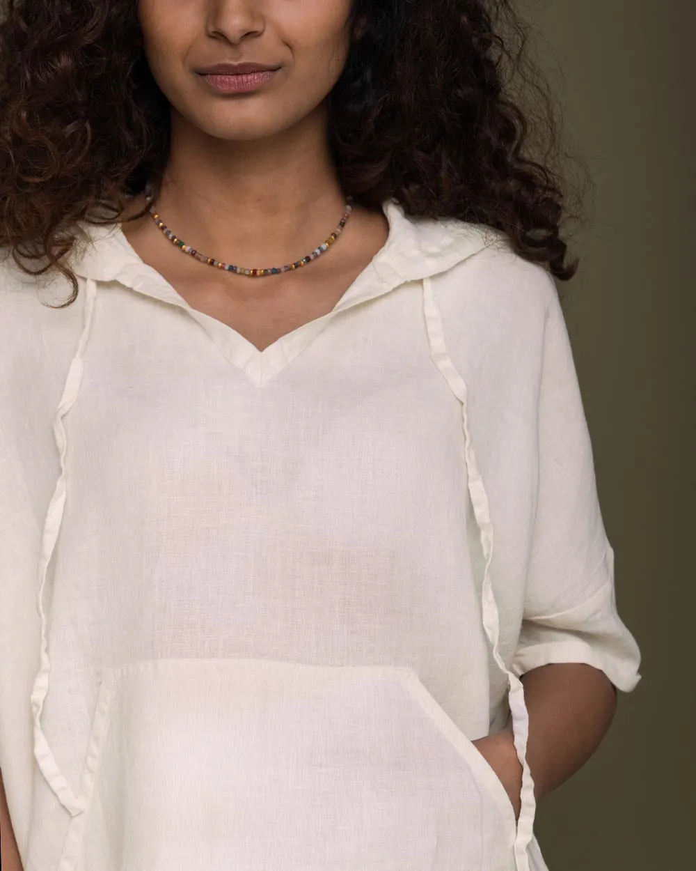 The Hemp Hoodie - Shell Off White